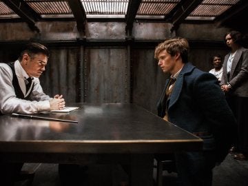 Colin Farrell junto a Eddie Redmayne Colin Farrell junto a Eddie Redmayne