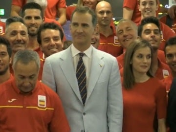 Felipe VI, a los atletas españoles: "Sois los mejores embajadores de España" 