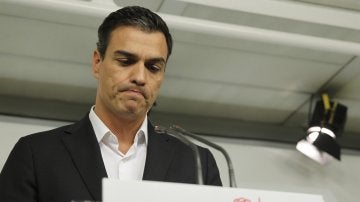 Pedro Sánchez: "Si el Comité Federal pasara a la abstención, no podría administrar una decisión que no comparto" Pedro Sánchez: "Si el Comité Federal pasara a la abstención, no podría administrar una decisión que no comparto"