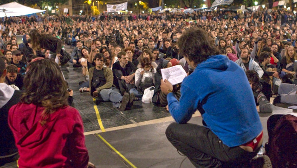 Asamblea de plaza Catalunya
