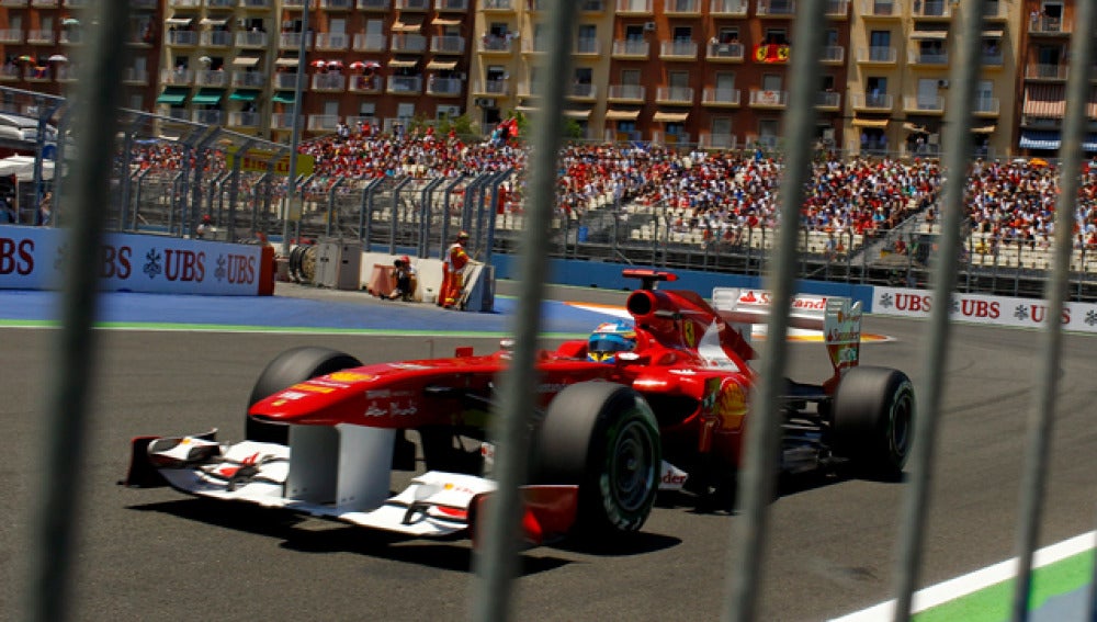 Fernando Alonso en el GP de Europa