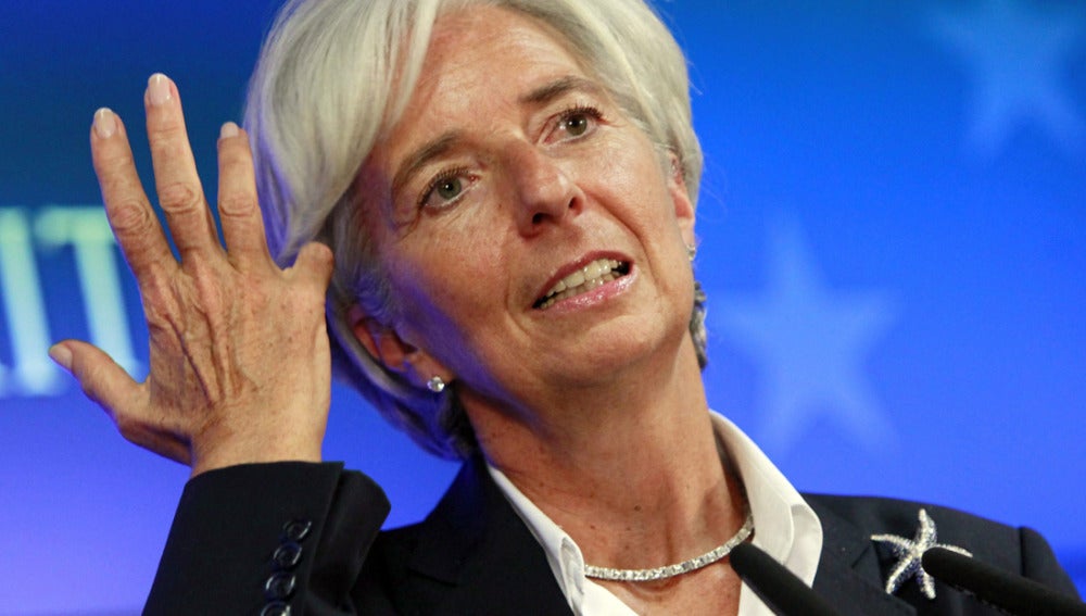 Christine Lagarde, presidenta del FMI