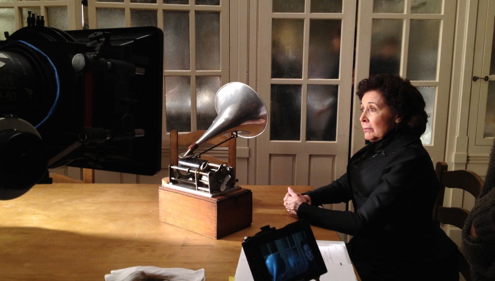 Grabando con Concha Velasco