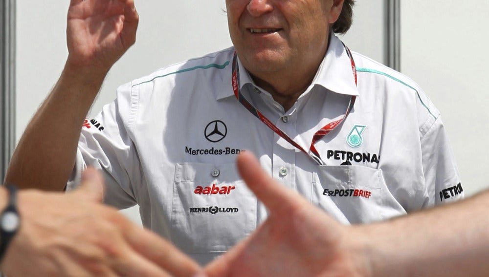 Norbert Haug, en el circuito de Sepang