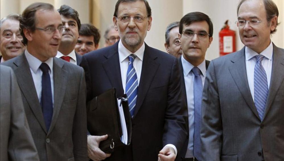 Mariano Rajoy llega al Senado