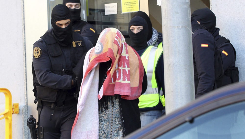 La mujer detenida en Badalona