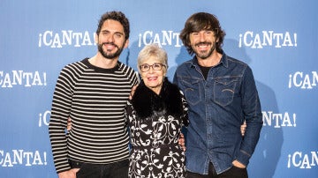 Paco León junto a Concha Velasco y Santi Millán Paco León junto a Concha Velasco y Santi Millán
