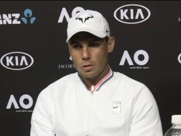 Rafa Nadal en rueda de prensa Rafa Nadal en rueda de prensa