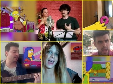 Los concursantes de TCNMST versionan las típicas canciones de Los Simpson Los concursantes de TCNMST versionan las típicas canciones de Los Simpson