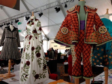 Vestidos elaborados con verduras Vestidos elaborados con verduras