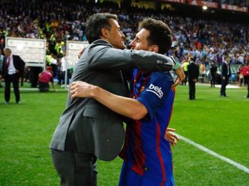 Leo Messi se despide de Luis Enrique en redes sociales Leo Messi se despide de Luis Enrique en redes sociales
