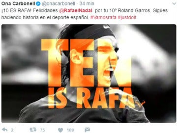 Twitter de Ona Carbonell Twitter de Ona Carbonell