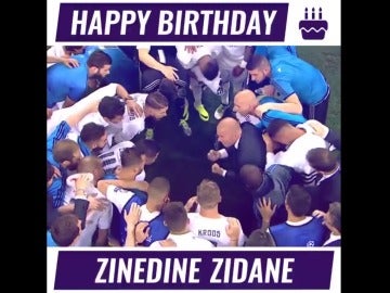 La felicitación del Madrid a Zidane La felicitación del Madrid a Zidane