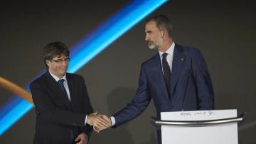 Puigdemont y Felipe VI Puigdemont y Felipe VI
