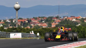 Daniel Ricciardo, durante los Libres 1 del GP de Hungría Daniel Ricciardo, durante los Libres 1 del GP de Hungría