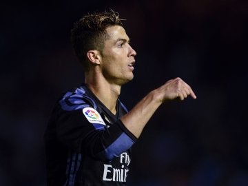 Cristiano durante un partido Cristiano durante un partido