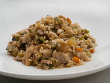 Arroz con pollo y panceta Arroz con pollo y panceta