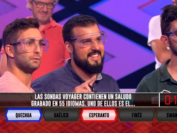 El 'escuadrón melocotón' resolviendo la pregunta