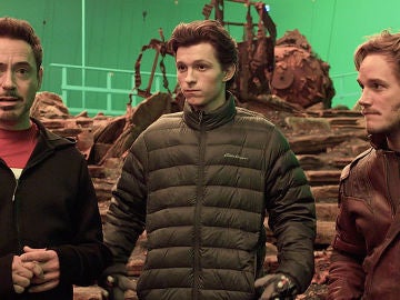 Imagen del rodaje de 'Vengadores: Infinity War' Imagen del rodaje de 'Vengadores: Infinity War'