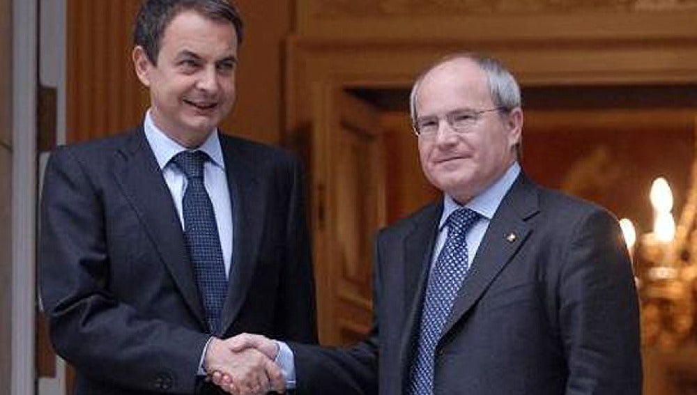 Encuentro entre Zapatero y Montilla