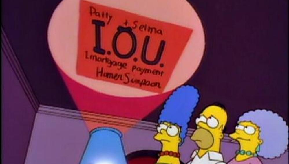 Homer contra Patty y Selma