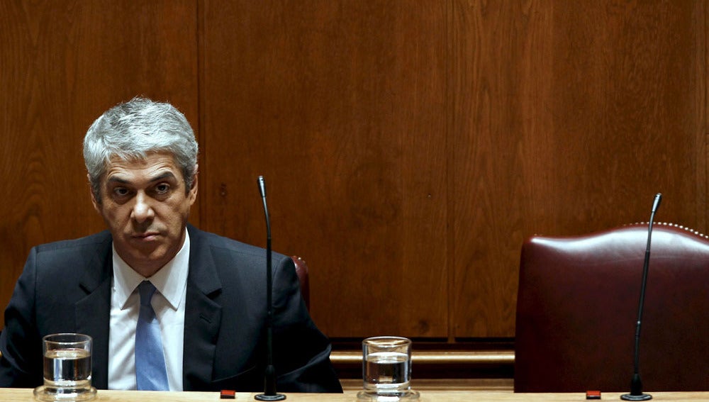 José Sócrates, primer ministro de Portugal en funciones
