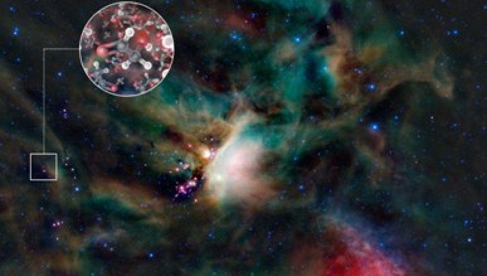 Encuentran azúcar en una estrella