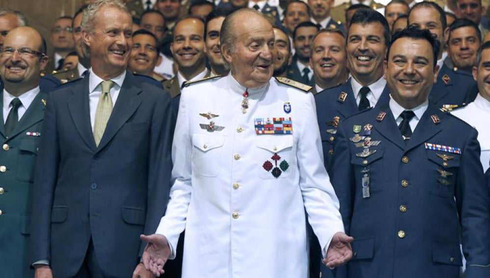 El Rey durante la clausura del Curso de Estado Mayor