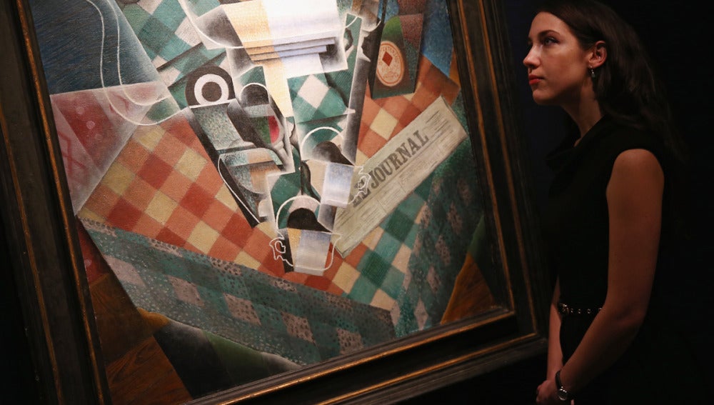 El óleo 'Nature morte à la nappe à correaux' de Juan Gris, en la casa de subastas Christie's