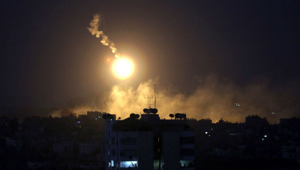 Imagen de UN bombardeo de Israel en Rafah