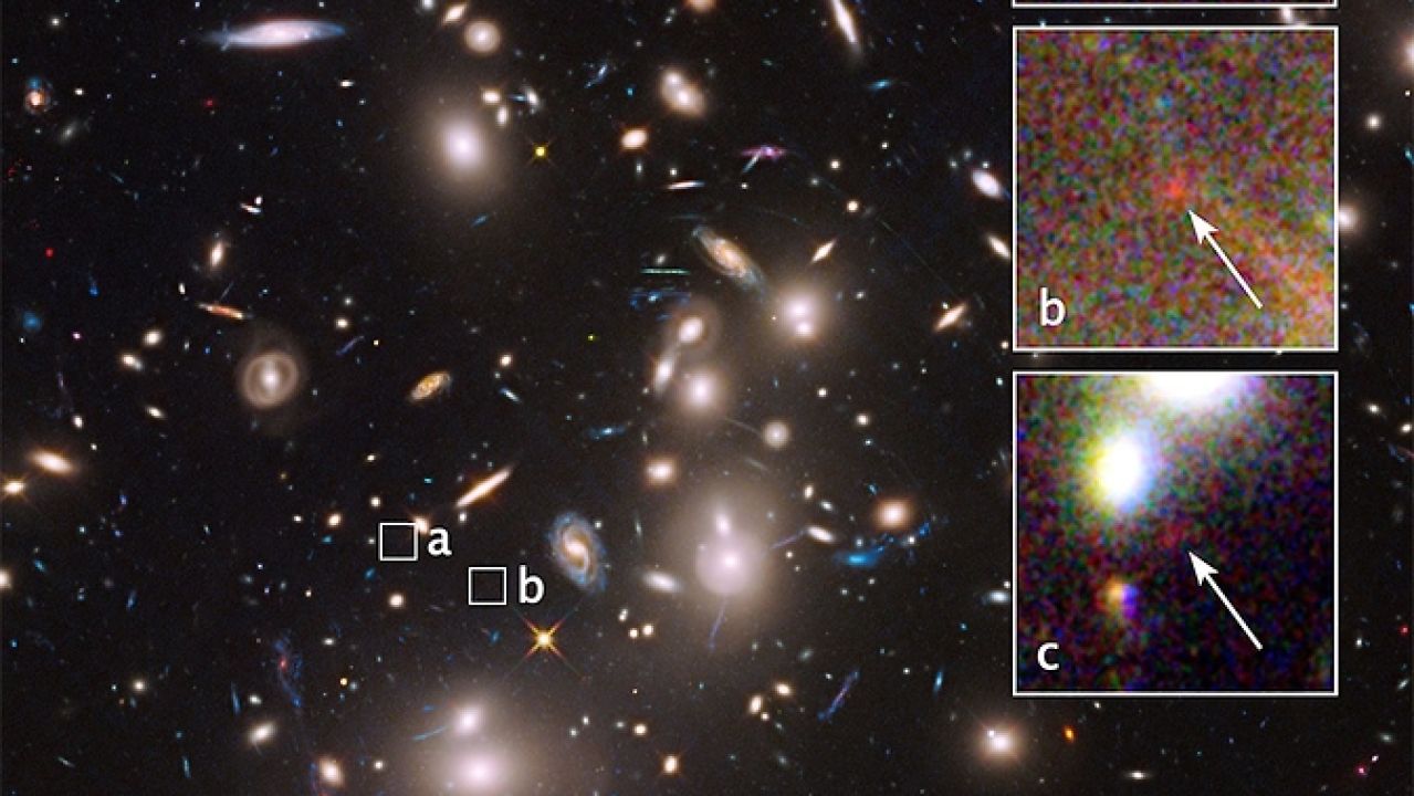 Hubble capta una pequeña galaxia a 13 000 millones de años luz ANTENA