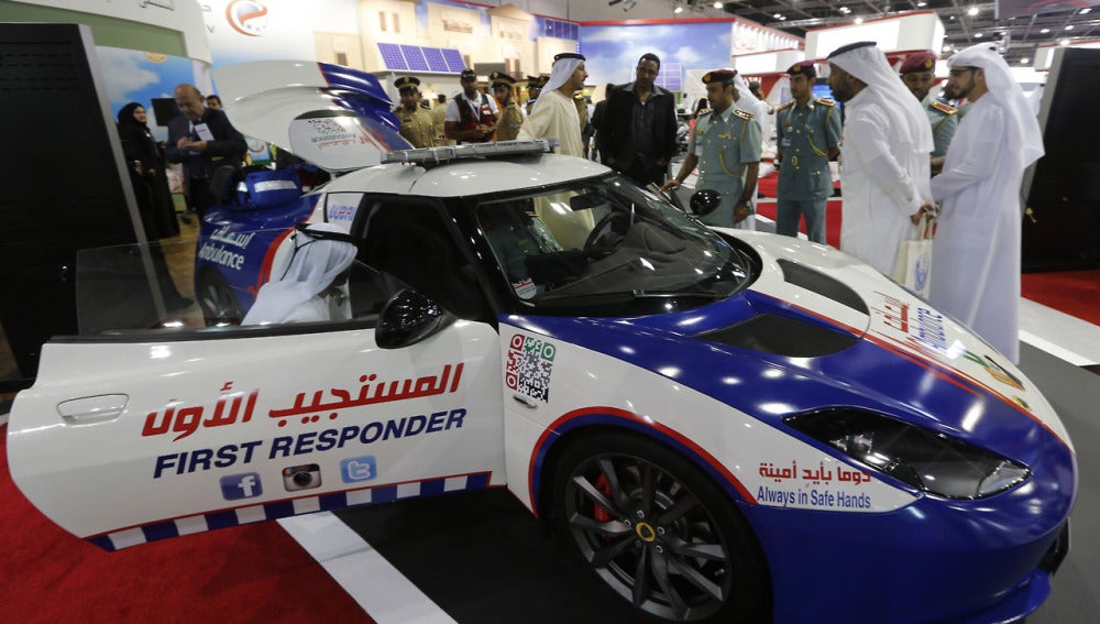 El Lotus Evora ambulancia de Dubai