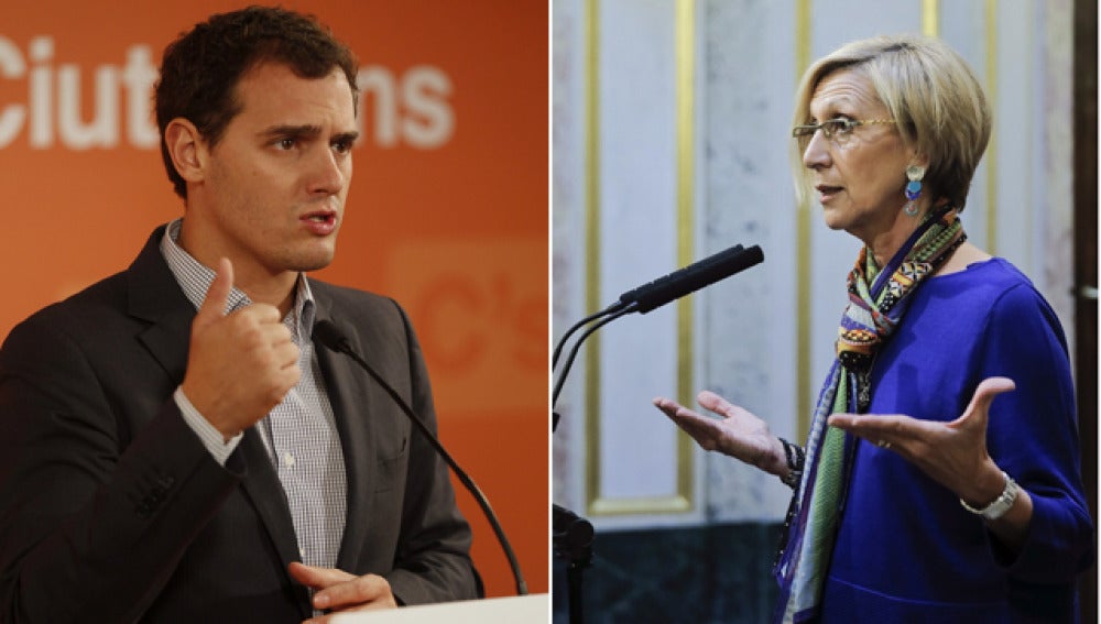 Albert Rivera y Rosa Díez