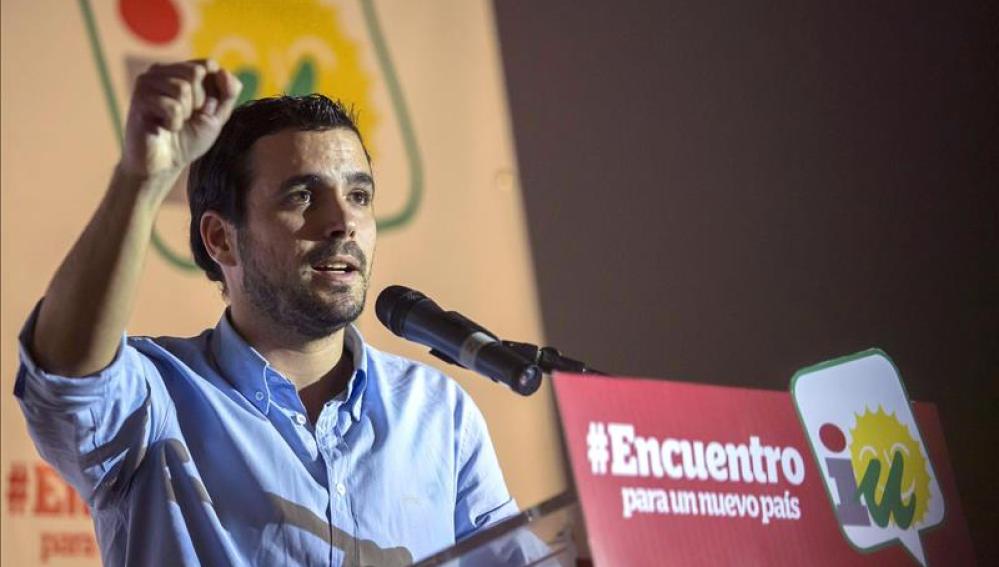 Alberto Garzón, candidato a las primarias de IU