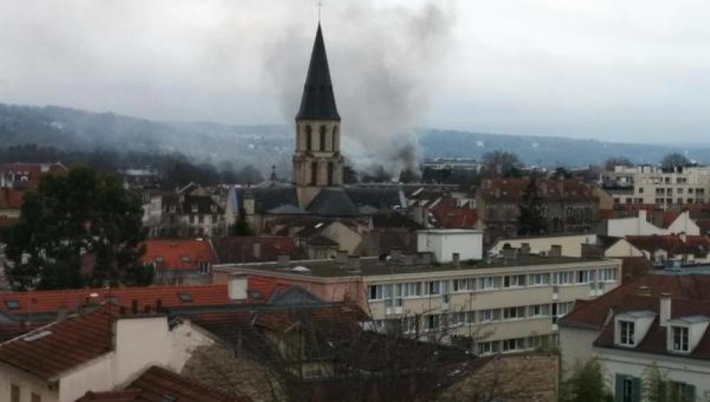 Incendio en casa de Jean-Marie Le Pen