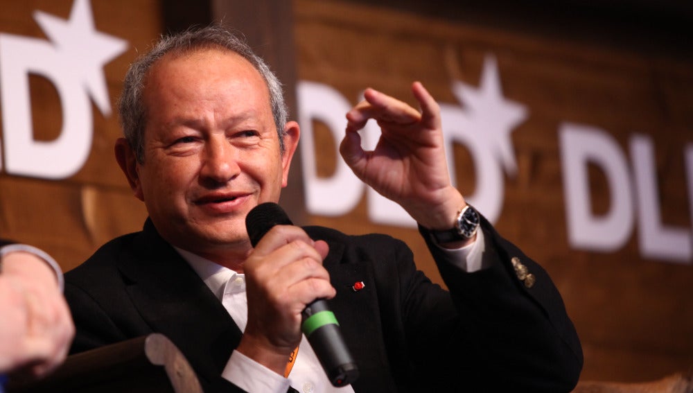 El multimillonario egipcio Naguib Sawiris