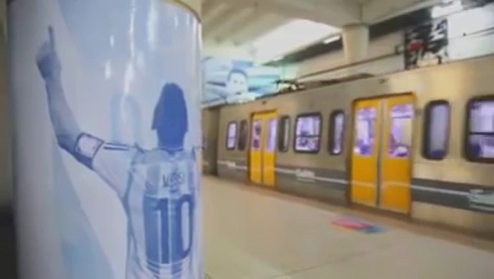 La estación Messi