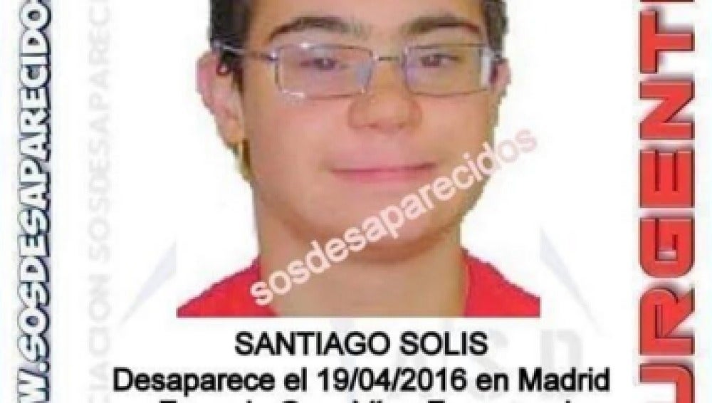 Joven desaparecido