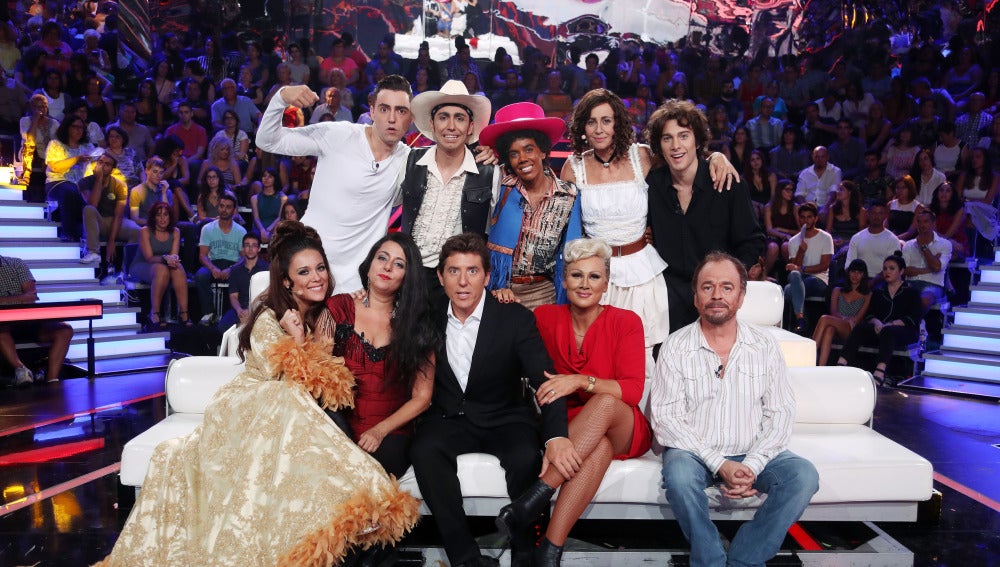 Los concursantes de la quinta edición de 'Tu cara me suena 5' en la primera gala