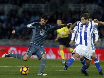 Momento del partido entre Real Sociedad y Celta Momento del partido entre Real Sociedad y Celta