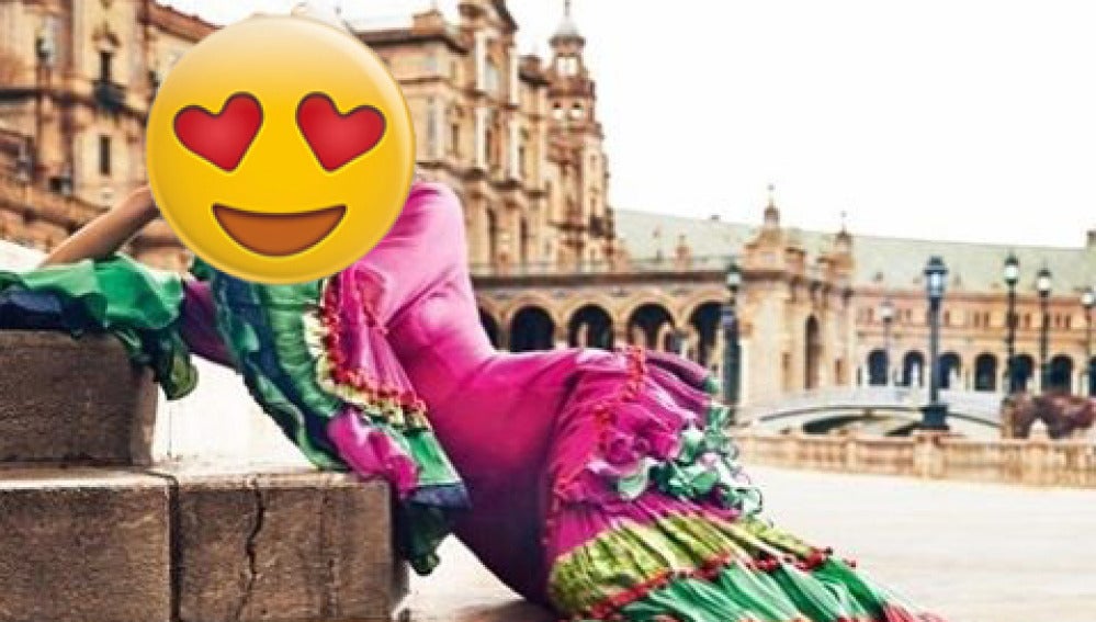 El posado más flamenco de María León
