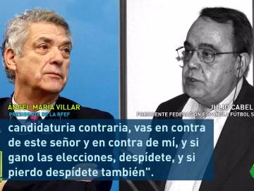 Villar, al presidente de la Federación Española de Fútbol Sala Villar, al presidente de la Federación Española de Fútbol Sala