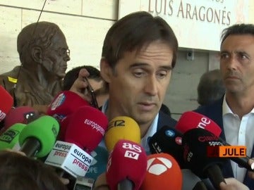 Julen Lopetegui, sobre Villar: "Su trato con nosotros a nivel deportivo ha sido exquisito" Julen Lopetegui, sobre Villar: "Su trato con nosotros a nivel deportivo ha sido exquisito"
