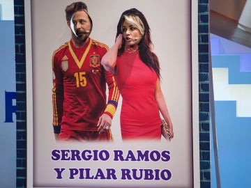 Anna Simon se convierte en una sensual Pilar Rubio junto al Sergio Ramos más cómico 