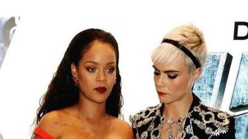 Cara Delevingne y Rihanna Cara Delevingne y Rihanna