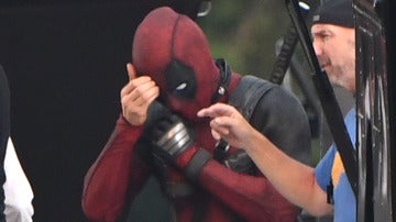 Ryan Reynolds en el rodaje de 'Deadpool 2' Ryan Reynolds en el rodaje de 'Deadpool 2'