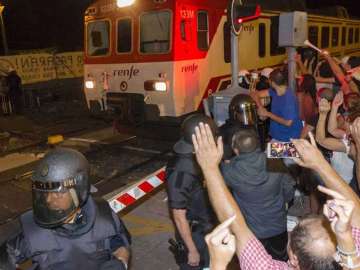 Protesta por ciudadanos en Murcia Protesta por ciudadanos en Murcia