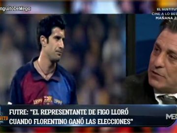 Futre desvela en 'El Chiringuito' los detalles del fichaje de Figo por el Madrid: "No se quería ir" Futre desvela en 'El Chiringuito' los detalles del fichaje de Figo por el Madrid: "No se quería ir"