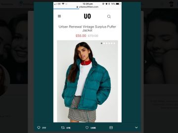 Abrigo de UrbanOutfitters Abrigo de UrbanOutfitters