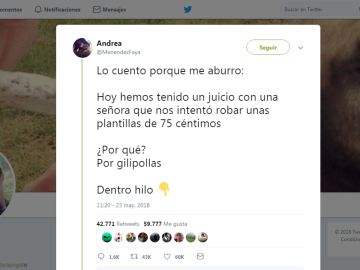 Juicio por robar unas plantillas Juicio por robar unas plantillas